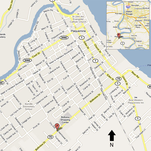 Map to Paw-Paw's Bridal